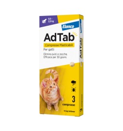 ADTAB COMPRESSE MASTICABILI P/GATTI 0,5-2,0 KG