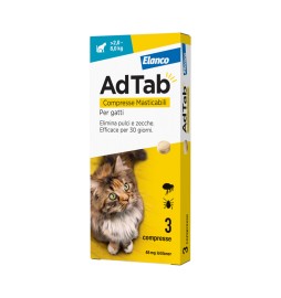 ADTAB COMPRESSE MASTICABILI P/GATTI 2,0-8,0 KG