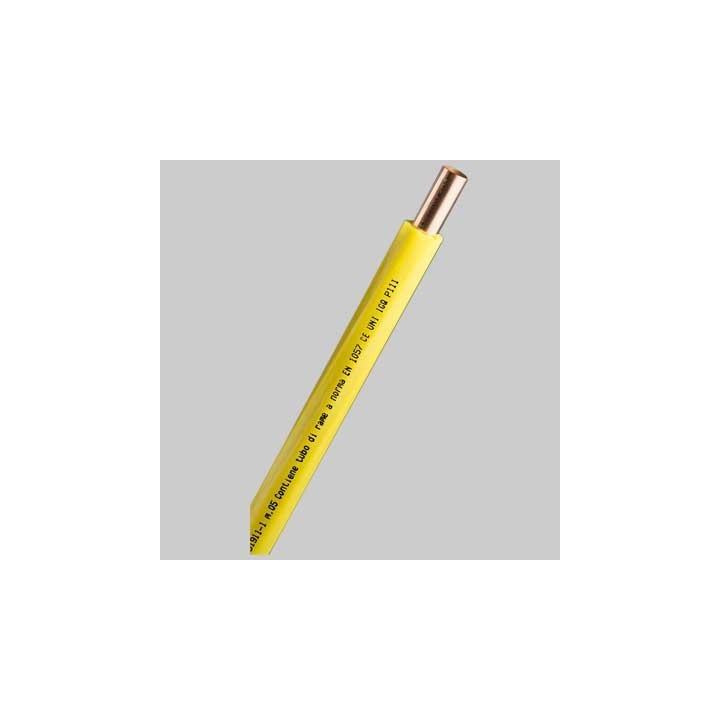 TUBO RAME RIVESTITO SMISOL TEK GAS - Ø 14 x 1