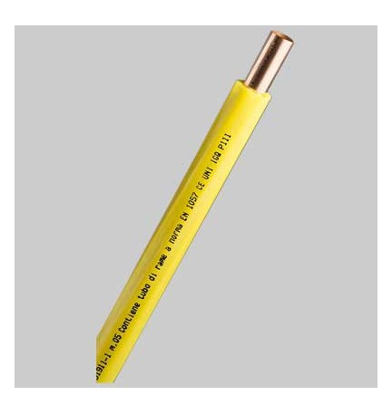 TUBO RAME RIVESTITO SMISOL TEK GAS - Ø 22 x 1