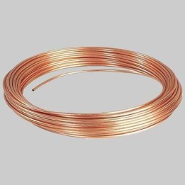TUBO RAME NUDO IN ROTOLO SCUDO - Ø 22 x 1
