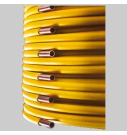 TUBO RAME RIVESTITO SMISOL GAS - Ø 14 x 1