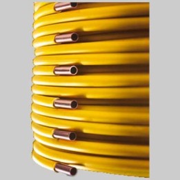 TUBO RAME RIVESTITO SMISOL GAS - Ø 16 x 1