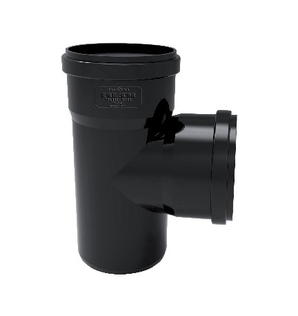 DERIVAZIONE PHONO BLACK 87° MF Diam. 90/50