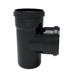 DERIVAZIONE PHONO BLACK 87° MF Diam. 125/125