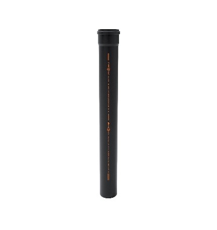 TUBO PHONO BLACK 1 BICCHIERE Diam. 110 lungh. 3000