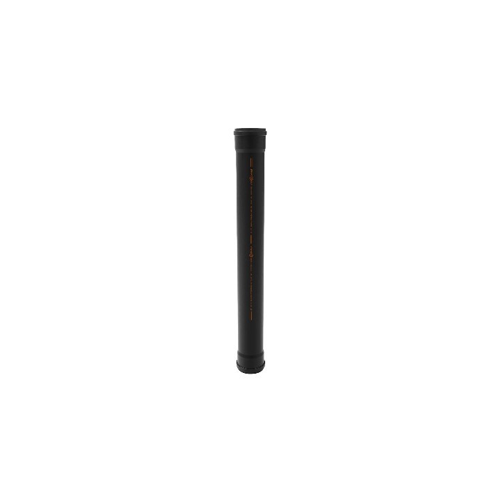 TUBO PHONO BLACK 2 BICCHIERE Diam. 100 lungh. 500