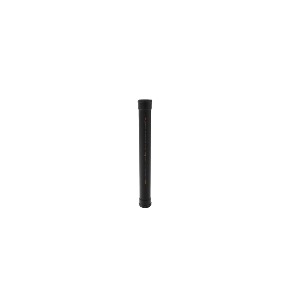 TUBO PHONO BLACK 2 BICCHIERE Diam. 100 lungh. 3000