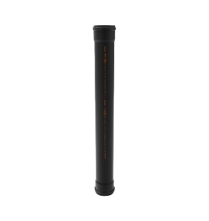 TUBO PHONO BLACK 2 BICCHIERE Diam. 100 lungh. 3000