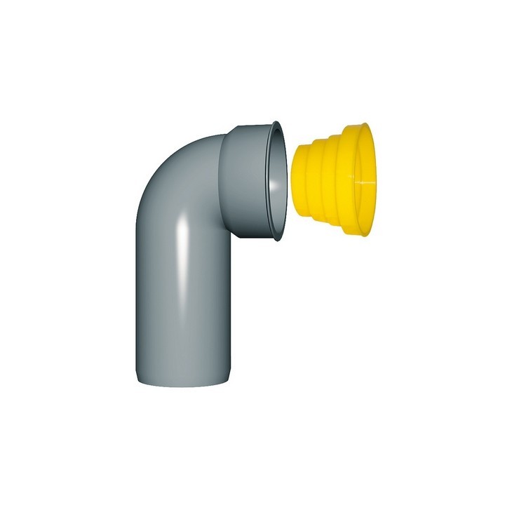 CURVA TECNICA CON TAPPO PROTEZIONE Diam. 32/46