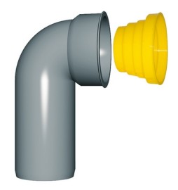 CURVA TECNICA CON TAPPO PROTEZIONE Diam. 40/46