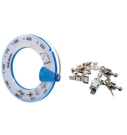 C SET FASCETTA STRINGITUBO SS430 ROT MM9 5M 8 MORSETTI