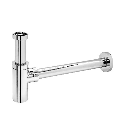 SIFONE DI SCARICO TELESCOPICO A BOTTIGLIA BOB 1"1/4 Cromo