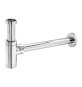 SIFONE DI SCARICO TELESCOPICO A BOTTIGLIA BOB 1"1/4 Cromo