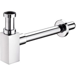 SIFONE DI SCARICO QUADRO CROMATO 1" 1/4 Cromo