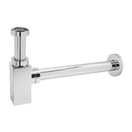 SIFONE DI SCARICO QUADRO TED 1"1/4 Cromo