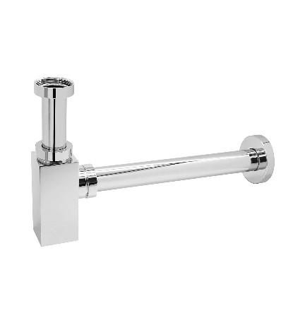 SIFONE DI SCARICO QUADRO TED 1"1/4 Cromo