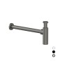 SIFONE D'ARREDO TONDO 1" 1/4 Nero Opaco