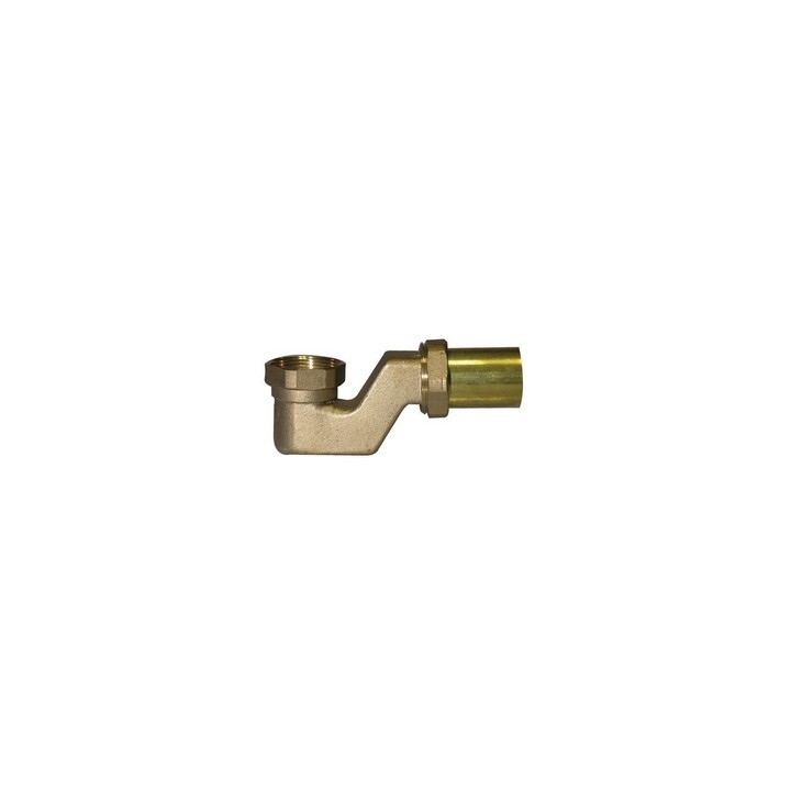 SIFONE PER COLONNA VASCA IN OTTONE 1"1/2