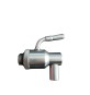 RUBINETTO P/FUSTO OLIO ANTIGOCCIA INOX 3/8 C/GHIERA