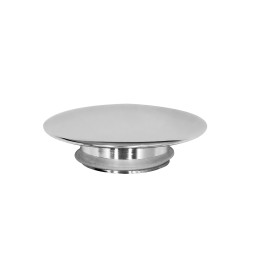TAPPO COPRIPILETTA IN OTTONE CROMO Diam. 63 mm