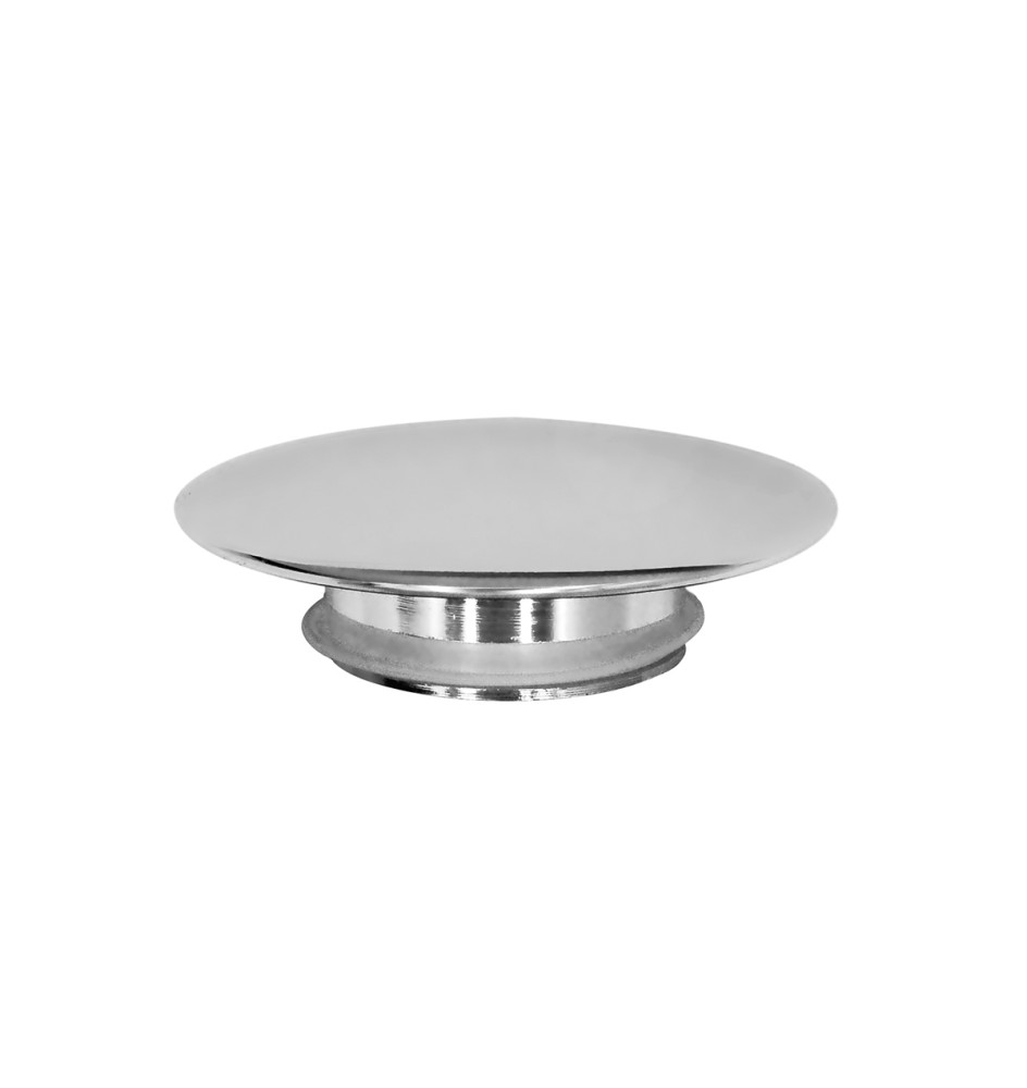TAPPO COPRIPILETTA IN OTTONE CROMO Diam. 63 mm