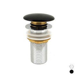 PILETTA CLICK-CLACK LAVABO "FANCY MATT" SENZA TROPPO PIENO Bianco Opaco