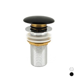 PILETTA CLICK-CLACK LAVABO "FANCY MATT" SENZA TROPPO PIENO Bianco Opaco