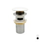 PILETTA CLICK-CLACK LAVABO "FANCY MATT" CON TROPPO PIENO Bianco Opaco