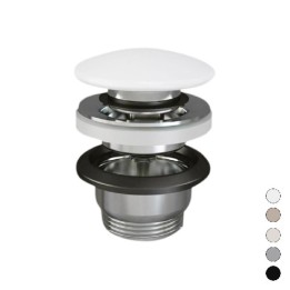 PILETTA LAVABO CLICK CLACK FEELING SENZA TROPPO PIENO Tappo Cappuccino Opaco
