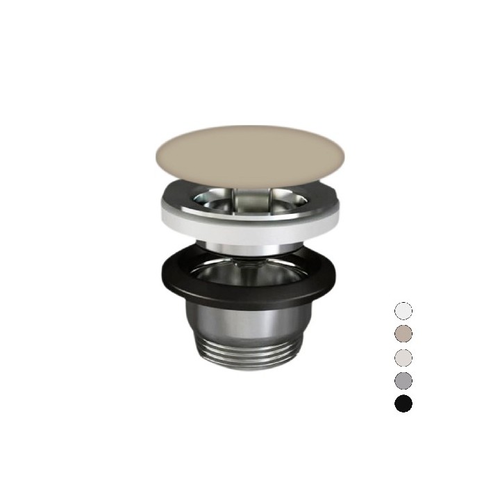 PILETTA LAVABO FEELING SENZA TROPPO PIENO Tappo Beige Opaco