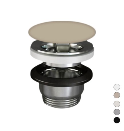 PILETTA LAVABO FEELING SENZA TROPPO PIENO Tappo Grigio Opaco