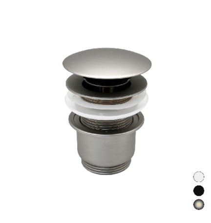 PILETTA CLICK-CLACK SENZA TROPPO PIENO Bianco Opaco