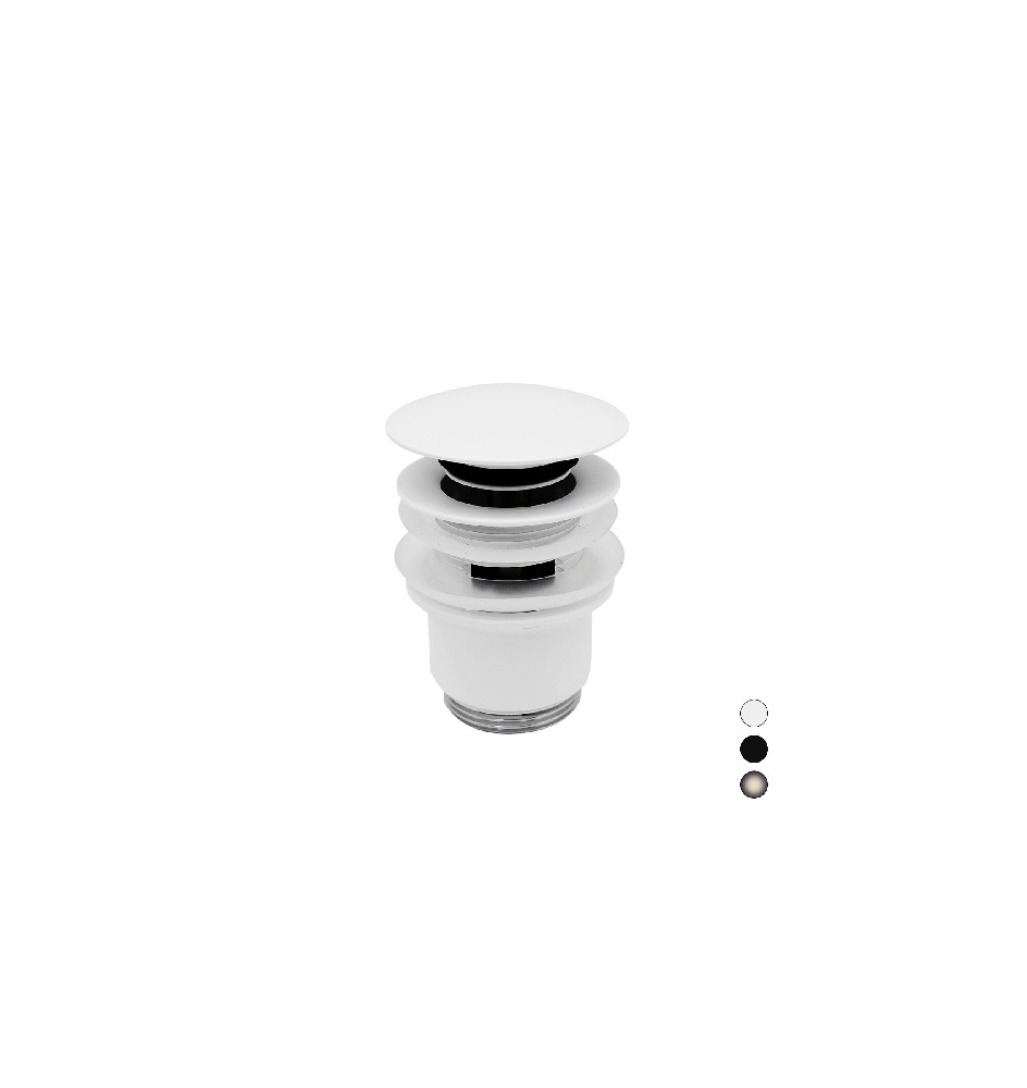 PILETTA CLICK-CLACK CON TROPPO PIENO Bianco Opaco