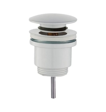 PILETTA CLICK CLACK TONDA UNIVERSALE Bianco Opaco