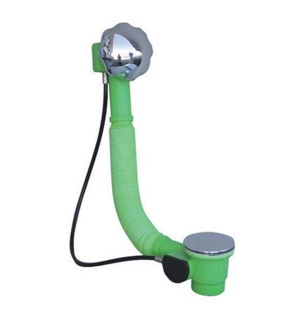 COLONNA SCARICO VASCA AUTOMATICA IN PVC EXTENSA Cromata