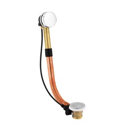 COLONNA SCARICO VASCA IN OTTONE SIMPLY 1"1/2