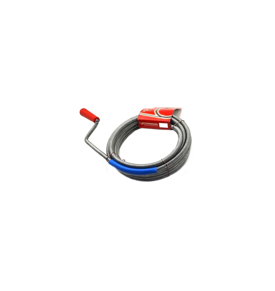 DISOTTURATORE STURATUBI SPIRALE CON MANOVELLA mt. 3.00 x 6 mm
