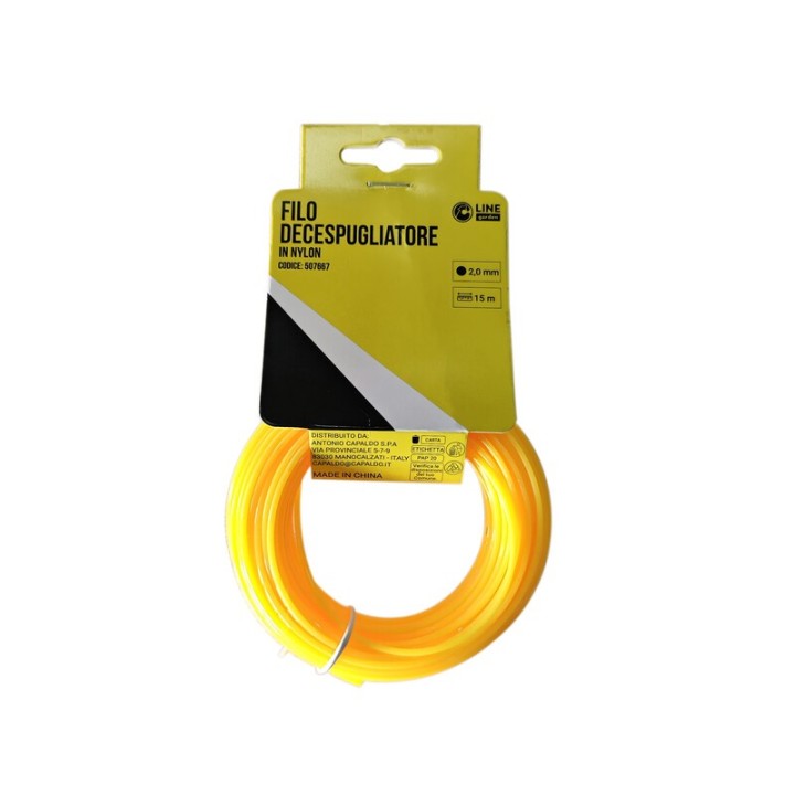 C FILO DECESPUGLIATORE TONDO YELLOW-R MM2.0X15M
