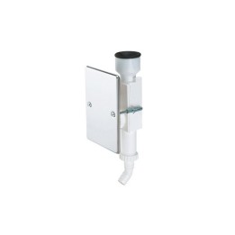 SIFONE SCARICO CONDENSA AD INCASSO PIASTRA INOX 1" x 46