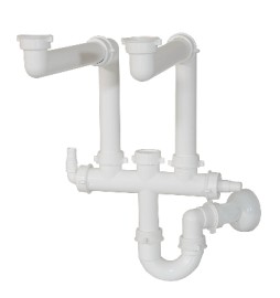 SIFONE UNIVERSAL 2 VIE "CREA SPAZIO" PER LAVELLO 1"1/2