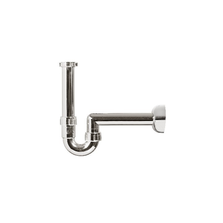 SIFONE PER LAVABO ABS METALLIZZATO 1"1/4 - 1" - D. 40 mm