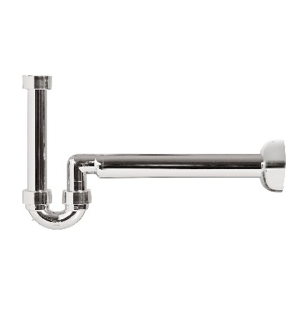 SIFONE PER BIDET ABS METALLIZZATO 1"1/4 - 1" - D. 40-32 mm