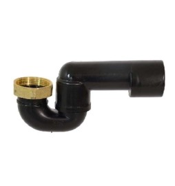 SIFONE VASCA SNODATO IN PHED CON DADO IN OTTONE 1"1/2