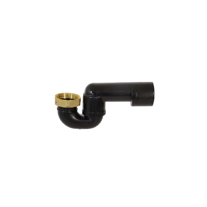 SIFONE VASCA SNODATO IN PHED CON DADO IN OTTONE 1"1/2