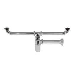 SIFONE BOTTIGLIA A DUE VIE SENZA PILETTE 1"1/4