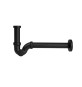 SIFONE A S IN OTTONE PER LAVABO 1"1/4 Nero opaco
