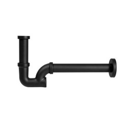 SIFONE LAVABO IN OTTONE 1"1/4 Nero opaco