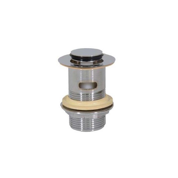 PILETTA OTTONE PER LAVABO CLICK-CLACK CON TROPPO PIENO 1"1/4