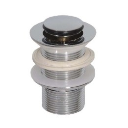 PILETTA OTTONE PER LAVABO CLICK-CLACK SENZA TROPPO PIENO 1"1/4